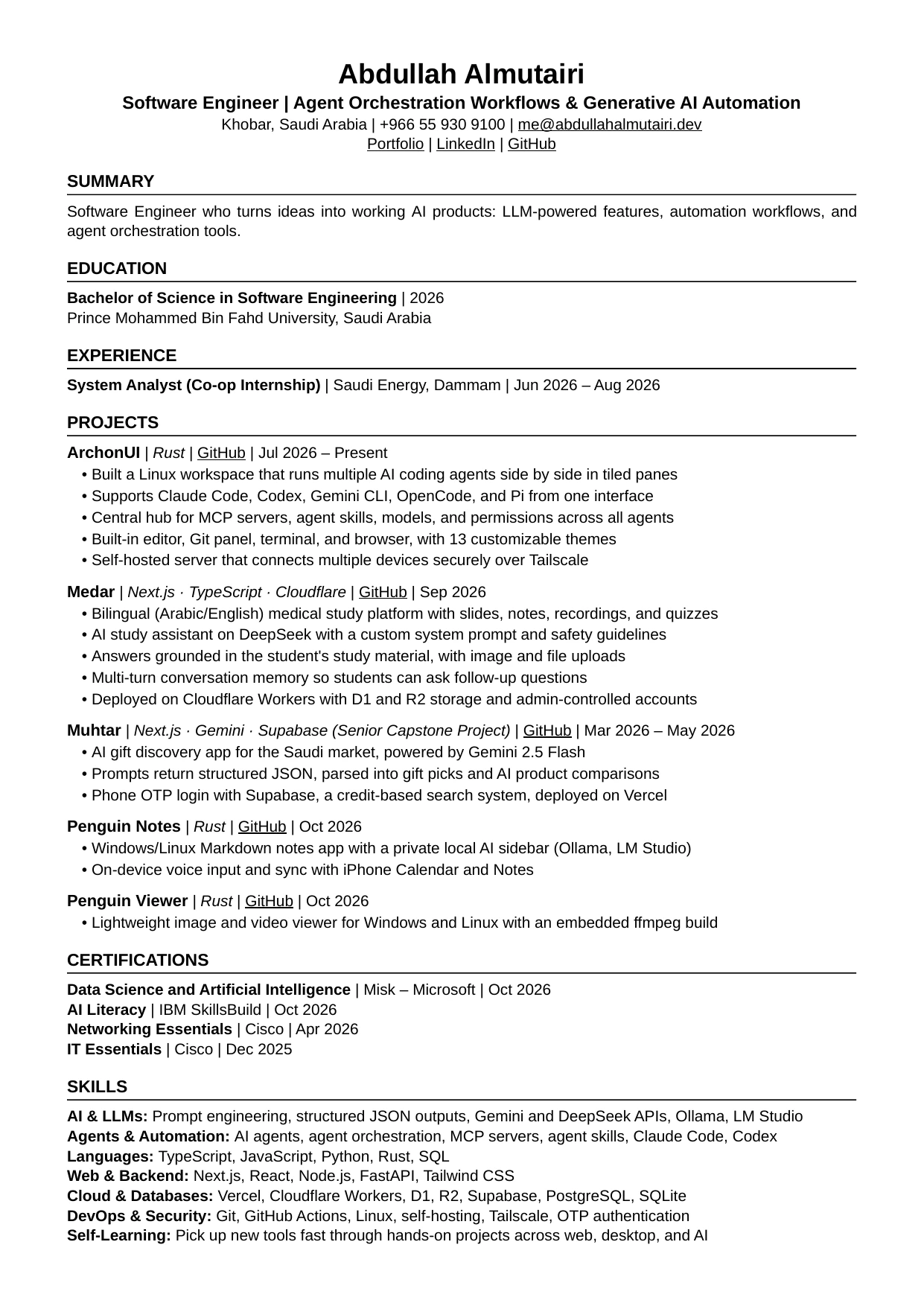 Curriculum Vitae
